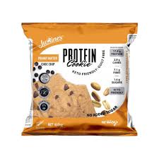 Justine's Cookies Protein Cookie Peanut Butter Choc Chip 60g