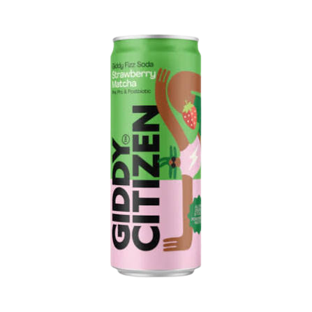 [Bundle Buy] 3x330ml Giddy Citizen Strawberry Matcha