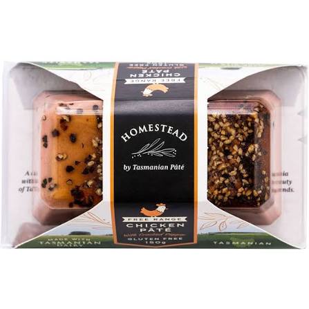 Homestead Free Range Chicken Pate With Pepper 150 g