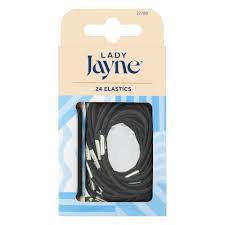 Lady Jayne Black Elastics 24pk