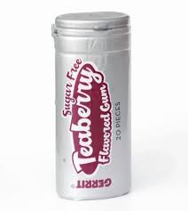 Teaberry Sugar Free Gum Tubes 20pcs