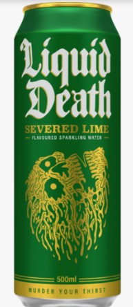 Liquid Death Severed Lime Sparkling Water 500mL
