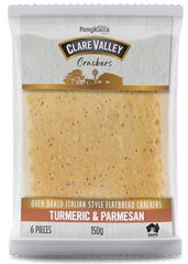 PANGKARRA FLATBREAD TUMERIC & PARMESAN 150G