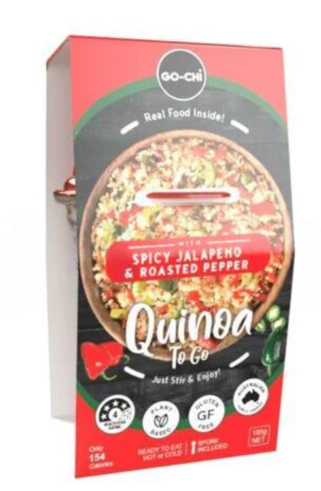 Quinoa To Go with Spicy Jalapeno & Roasted Pepper 185g